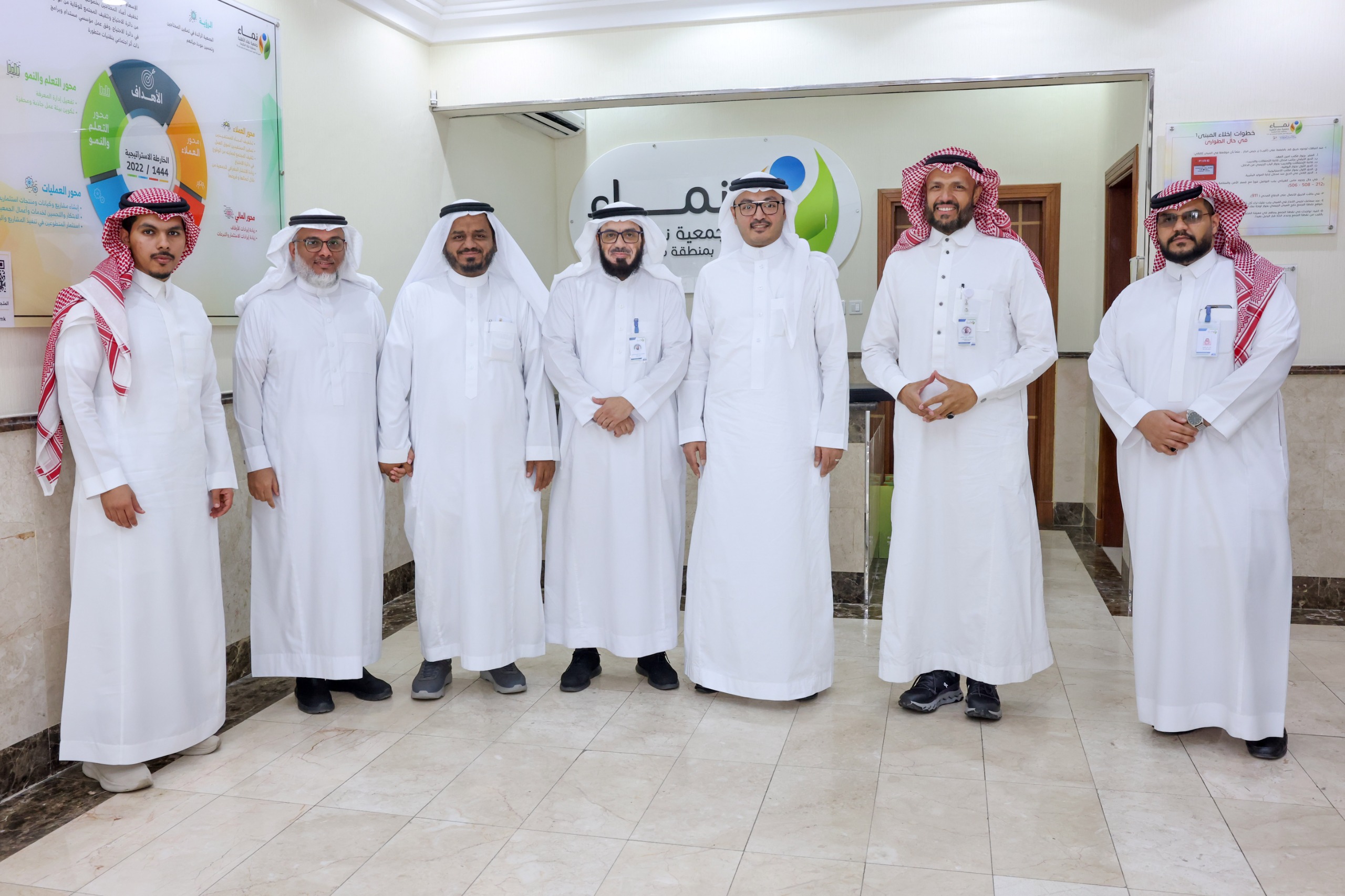 زيارة جمعية نماء الأهلية بمدينة جدة	